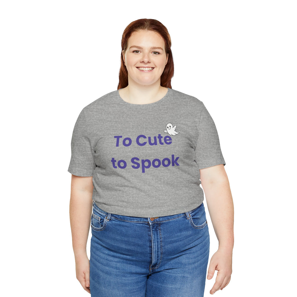 To Cute to Spook Ghost Tee — Cute Halloween T-Shirt for Kids & Adults