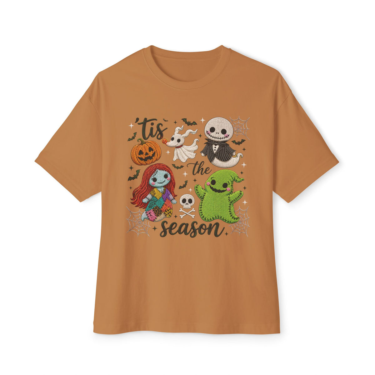 Halloween/Christmas Mashup Tee — "'Tis the Season" Nightmare Friends Graphic Shirt