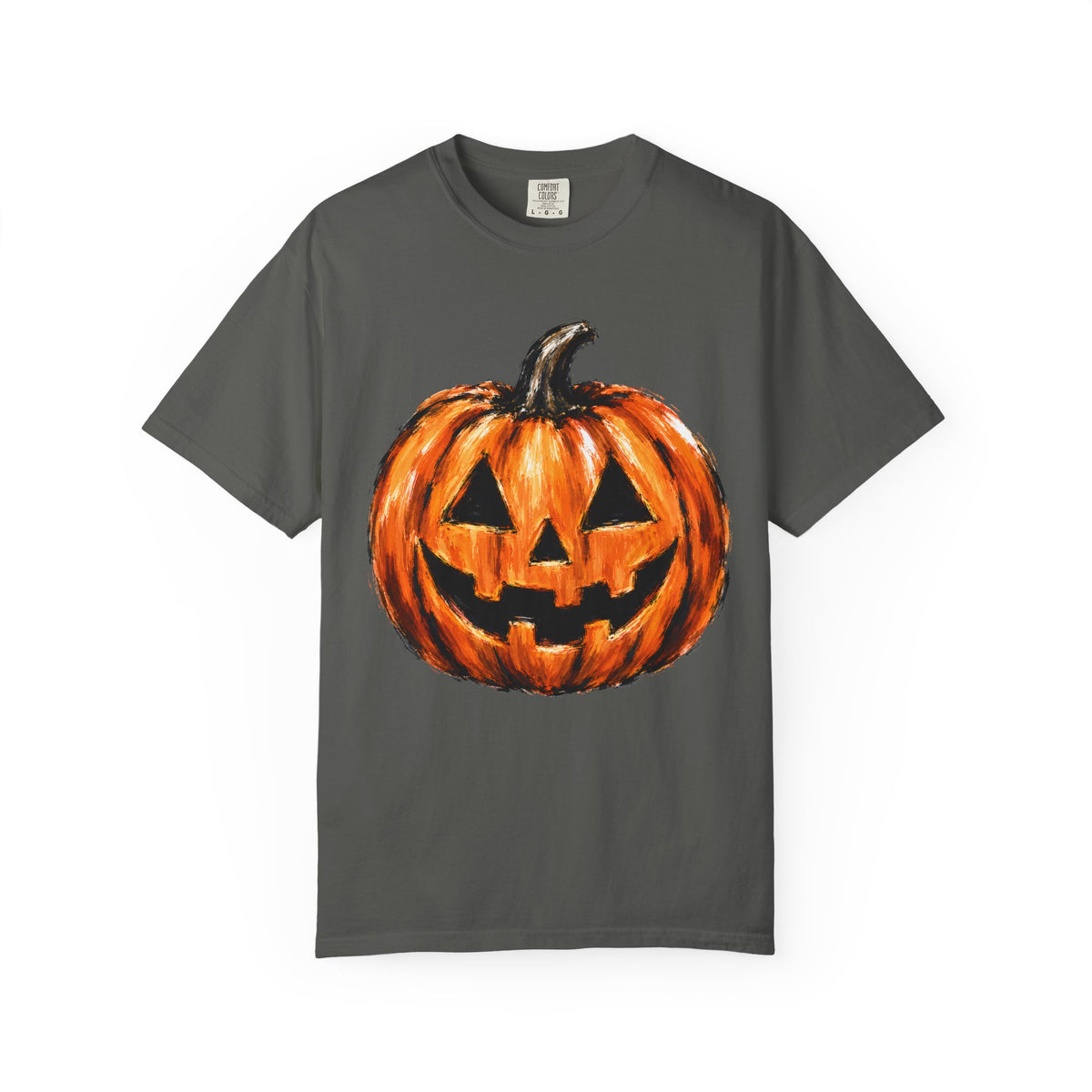 Halloween Jack-O'-Lantern T-Shirt — Vintage Pumpkin Graphic Tee