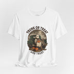 Trunk or Treat Vintage Ghost Tee | Spooky Hunting Halloween Shirt