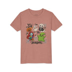 Youth Tee — 'Tis the Season' Cute Halloween Characters Graphic