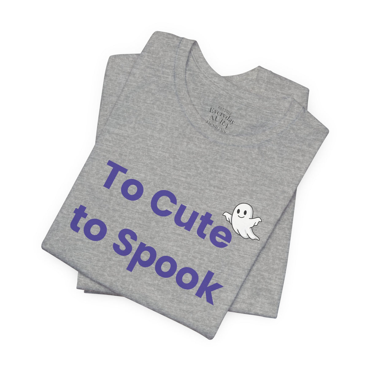 To Cute to Spook Ghost Tee — Cute Halloween T-Shirt for Kids & Adults