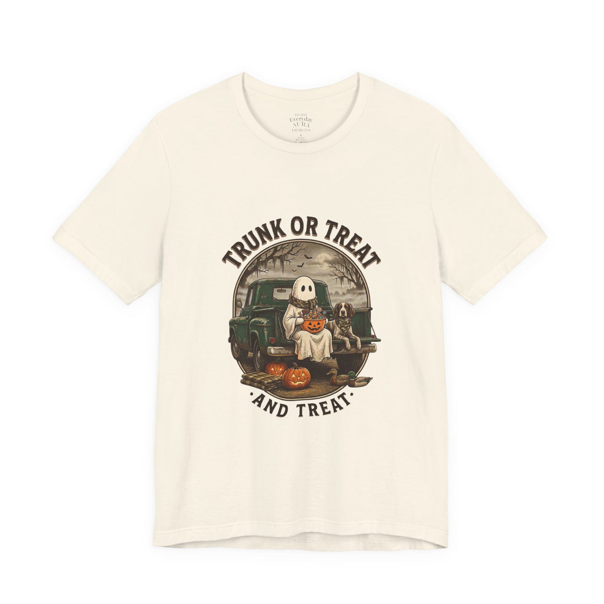 Trunk or Treat Vintage Ghost Tee | Spooky Hunting Halloween Shirt