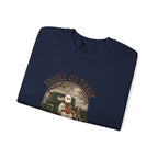 Halloween Trunk or Treat Crewneck Sweatshirt — Cute Ghost Pumpkin Graphic
