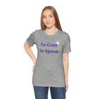To Cute to Spook Ghost Tee — Cute Halloween T-Shirt for Kids & Adults