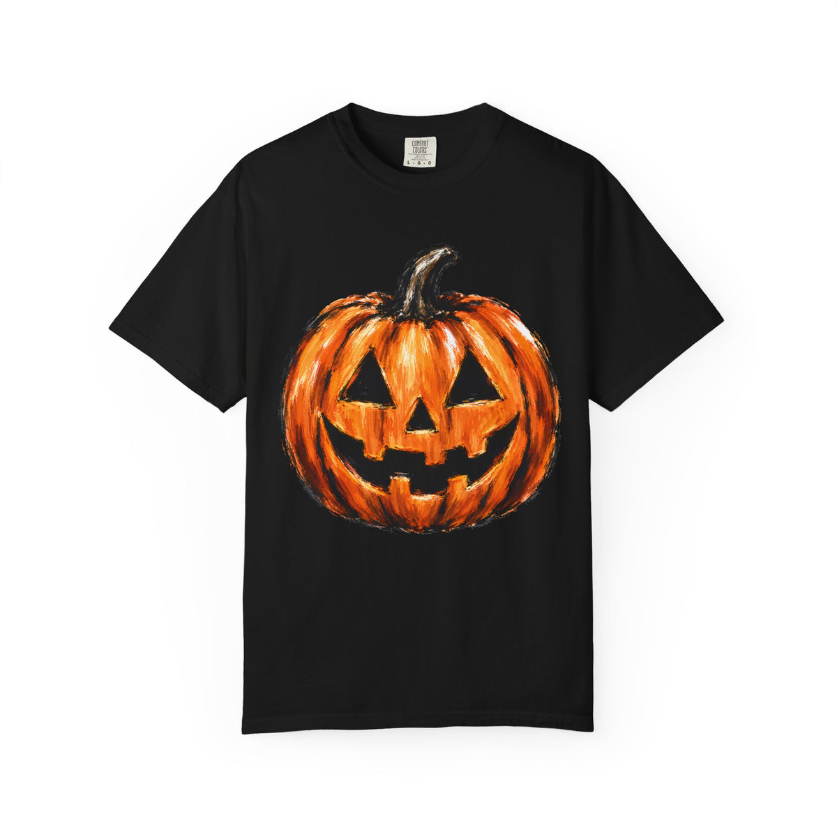 Halloween Jack-O'-Lantern T-Shirt — Vintage Pumpkin Graphic Tee