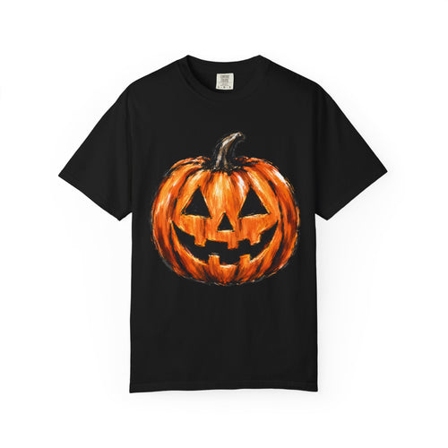 Halloween Jack-O'-Lantern T-Shirt — Vintage Pumpkin Graphic Tee