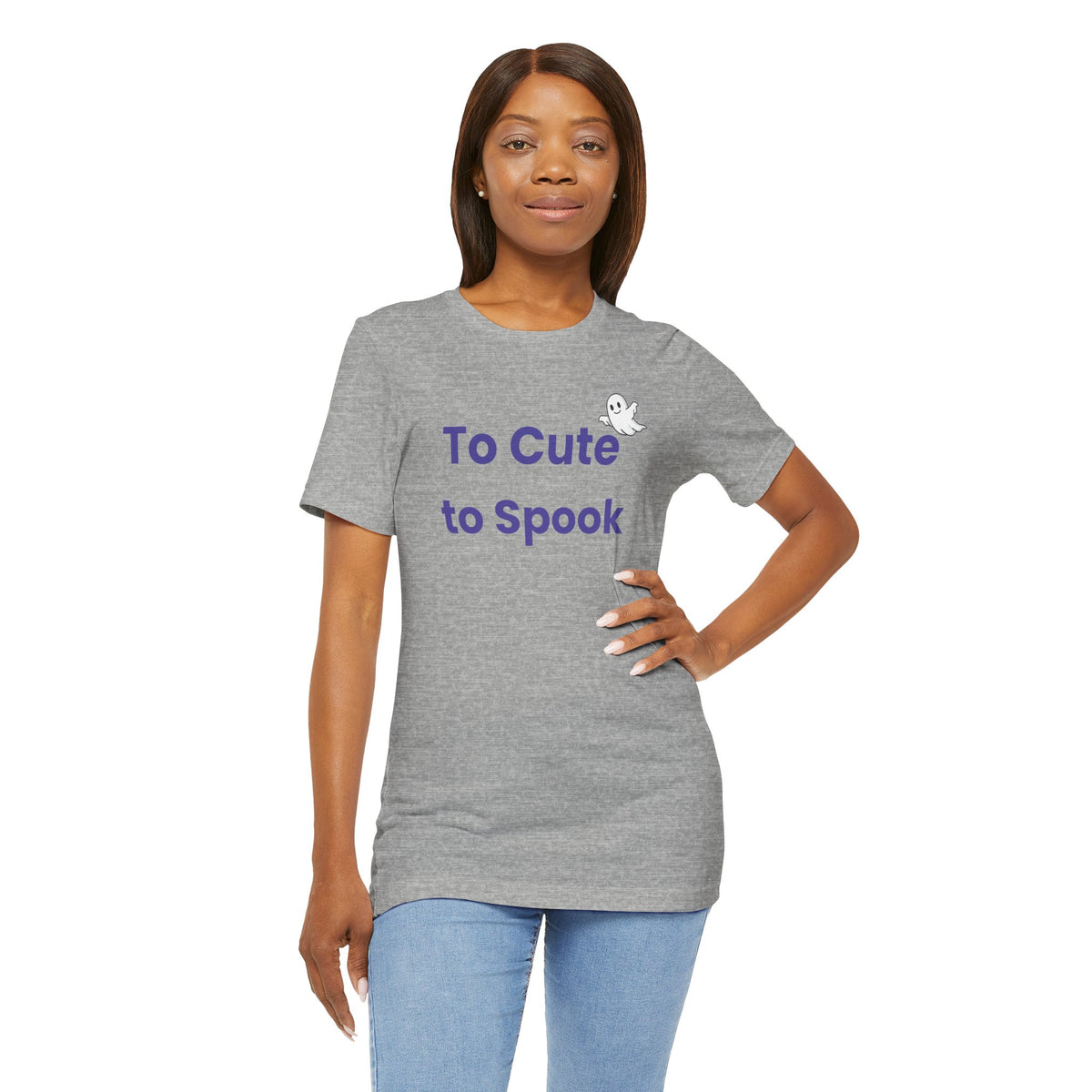 To Cute to Spook Ghost Tee — Cute Halloween T-Shirt for Kids & Adults