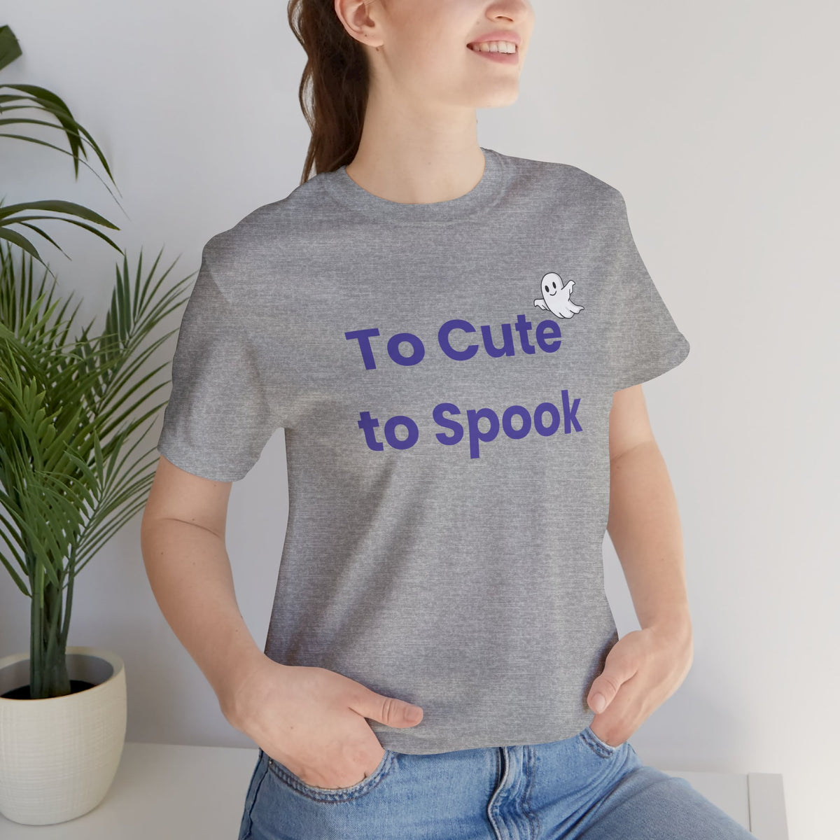 To Cute to Spook Ghost Tee — Cute Halloween T-Shirt for Kids & Adults