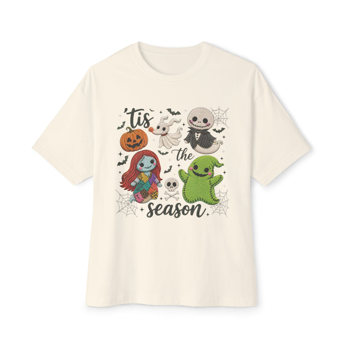 Halloween/Christmas Mashup Tee — "'Tis the Season" Nightmare Friends Graphic Shirt
