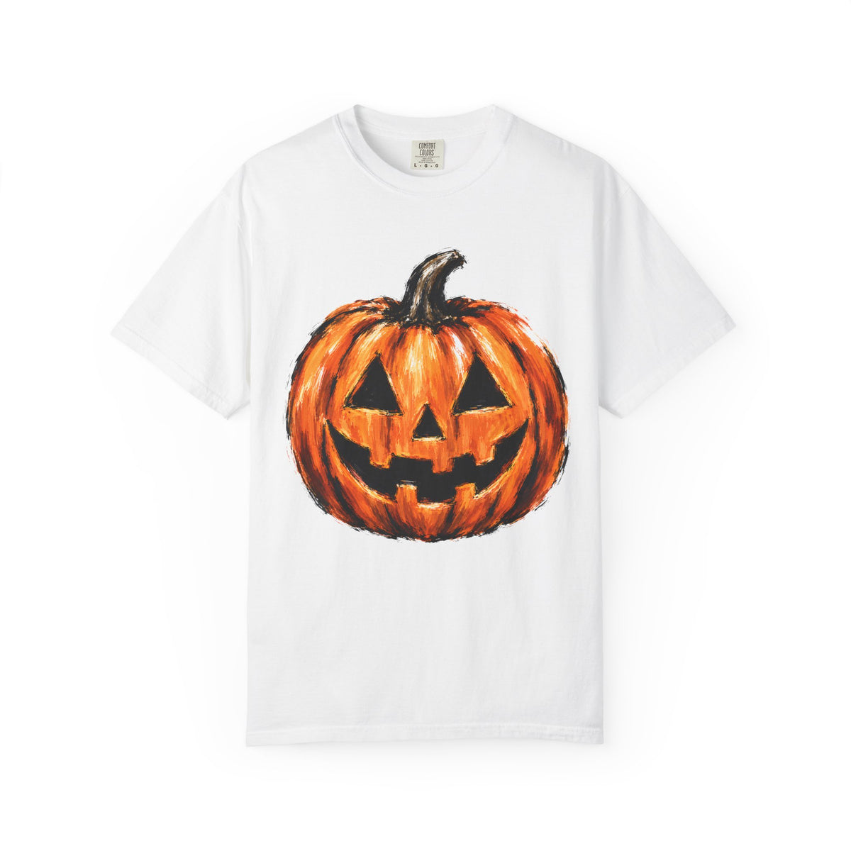 Halloween Jack-O'-Lantern T-Shirt — Vintage Pumpkin Graphic Tee
