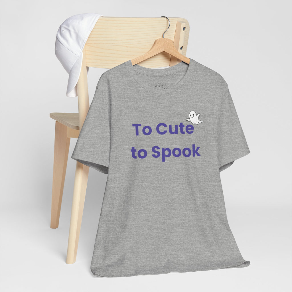 To Cute to Spook Ghost Tee — Cute Halloween T-Shirt for Kids & Adults