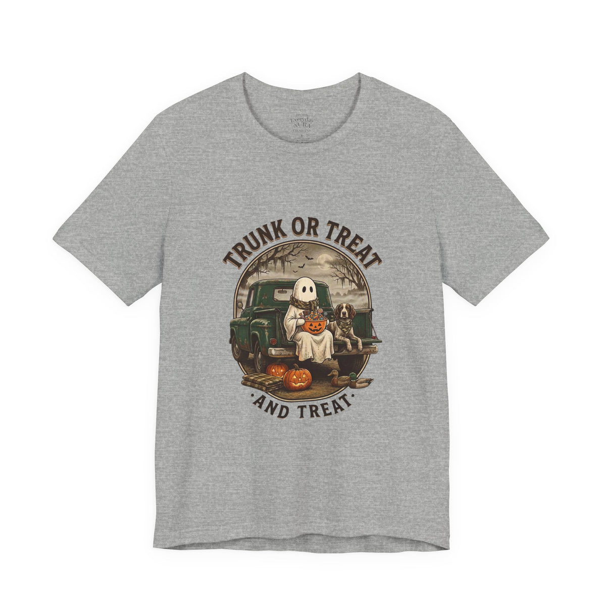 Trunk or Treat Vintage Ghost Tee | Spooky Hunting Halloween Shirt