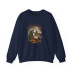 Halloween Trunk or Treat Crewneck Sweatshirt — Cute Ghost Pumpkin Graphic