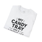 Candy Tray T-Shirt — "My Candy Tray Has a Waiting List" Halloween Candy Shirt