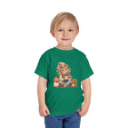 Toddler Tee — Autumn Scarecrow Pumpkin & Sunflower Fall Graphic